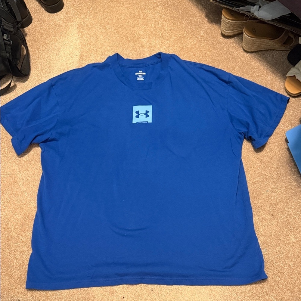 Under Armour Men's Vibrant Blue Tee size 2XL